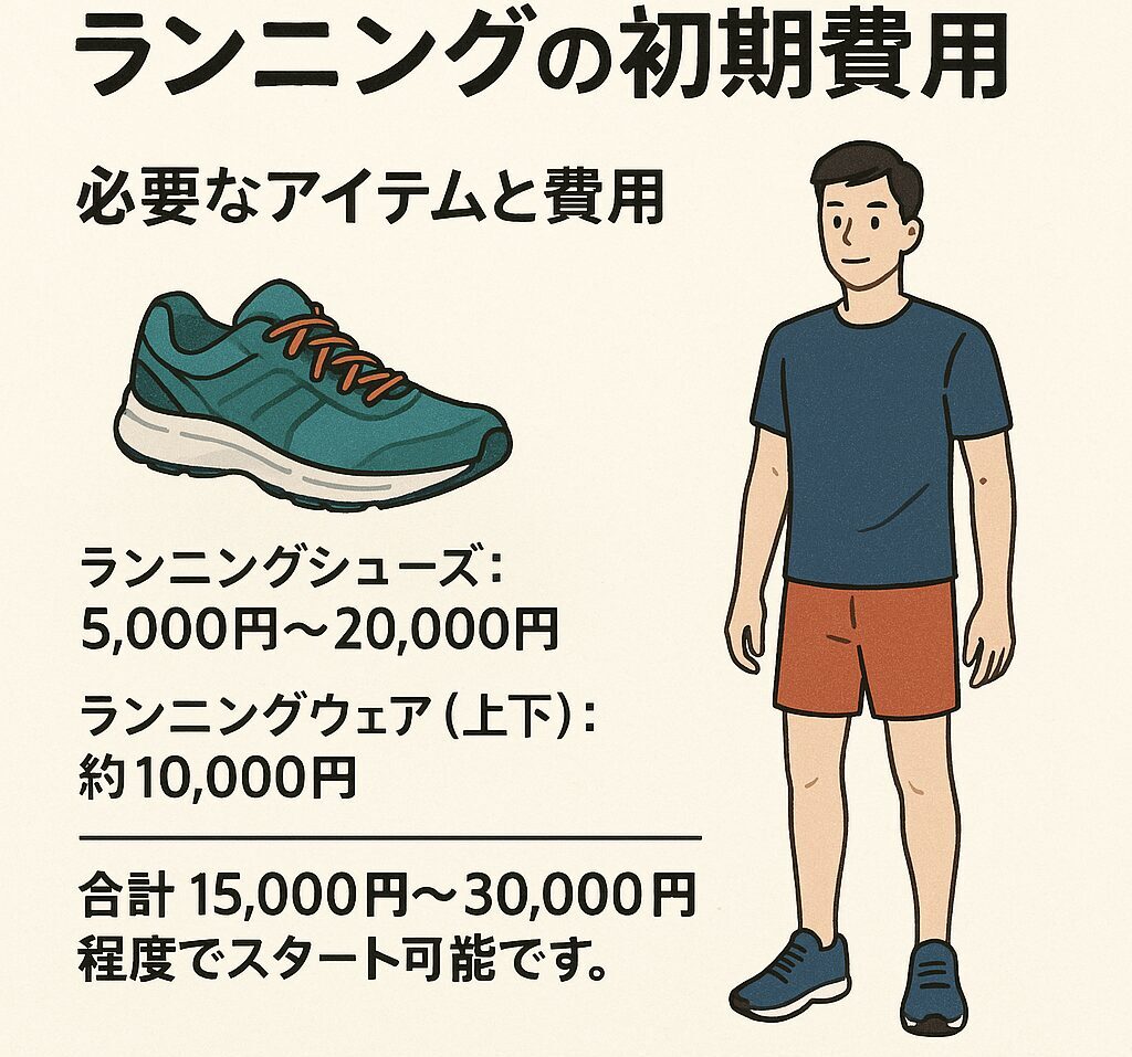 ランニングの初期費用の説明